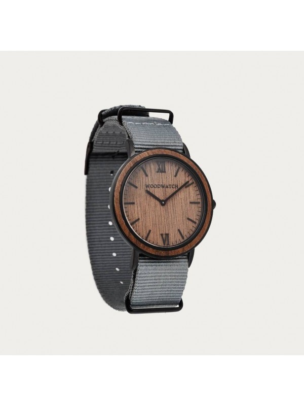 Brown Walnut Graphie - Minimal 40MM 