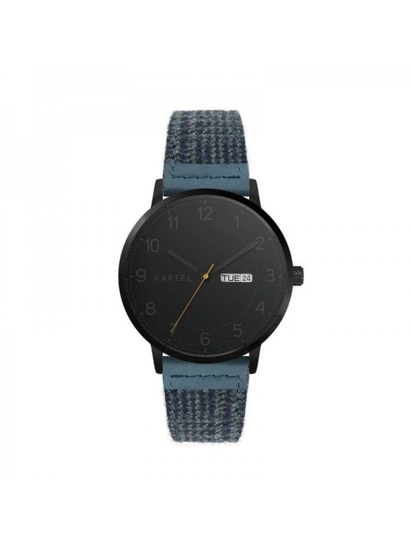 MORRIS 40MM BLUE FABRIC STRAP WATCH