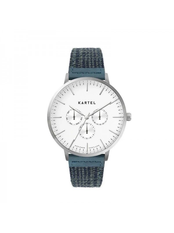 CUILLIN 43MM BLUE FABRIC STRAP WATCH