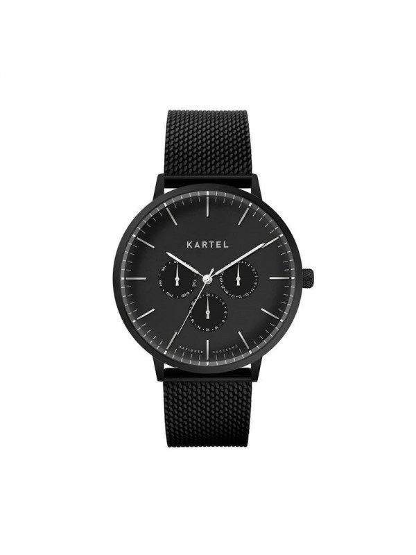 CUILLIN 43MM BLACK CHAIN MESH STRAP WATCH