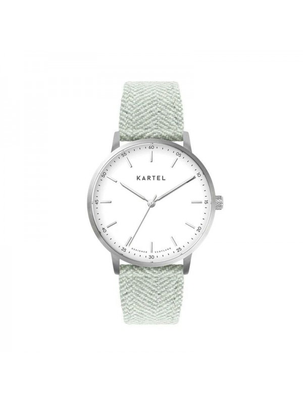 HUME 40MM BLUE FABRIC STRAP WATCH