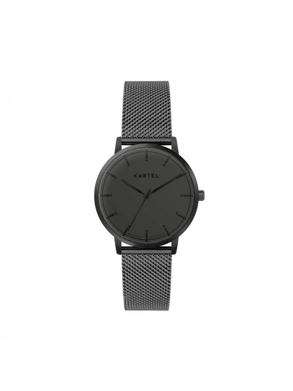 ISLA 34MM BLACK CHAIN MESH STRAP WATCH