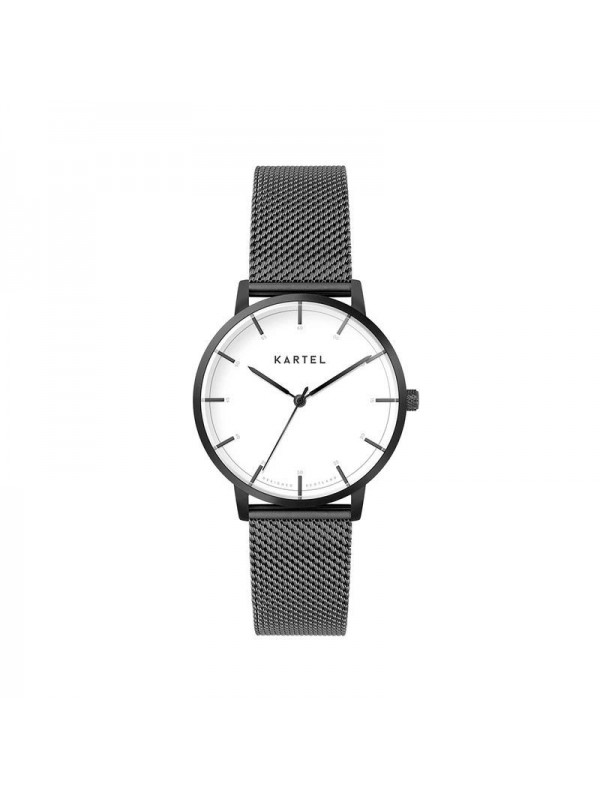 ISLA 34MM BLACK CHAIN MESH STRAP WATCH