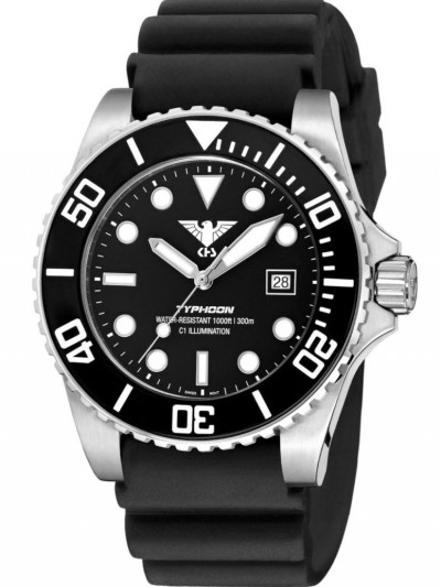TYS.DB Diver Watch Typhoon Steel