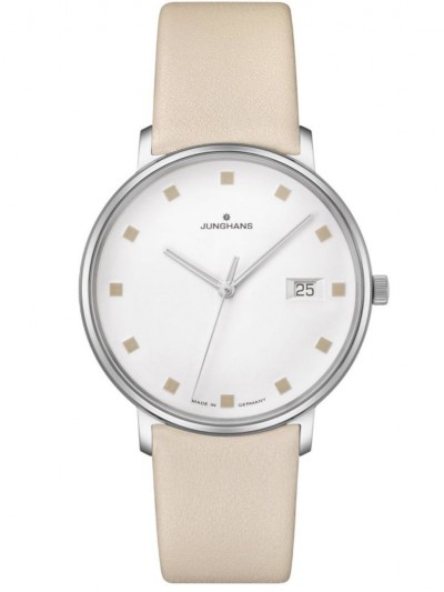 047/4860.00 Women's Watch Form Damen Beige Leather Strap