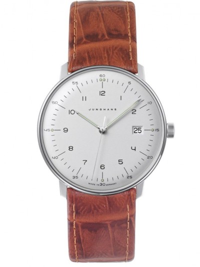 041/446-Goldbraun max bill Quartz Men's Watch with 2 Leather Strap