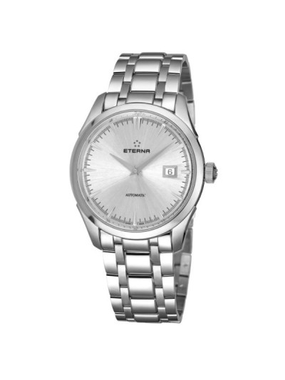 Eterna Men's 2951.41.10.1700 'Eternity' Silver Dial Stainless Steel Automatic Swiss Made Watch