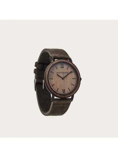 Brown Walnut Khaki - Minimal 40MM 