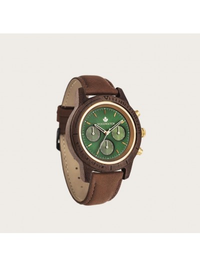 Emerald Gold Pecan - Chronus 42MM
