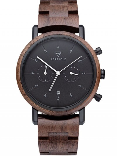 Men's Wristwatch Chronograph Johann Walnut/Black