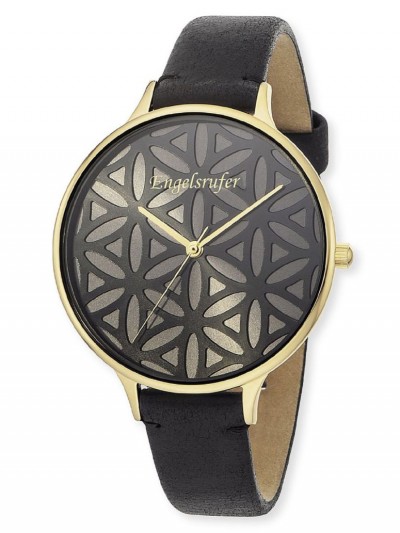 ERWA-LIFL-LBK1-LG Ladies' Watch Flower of Life Ø 38 mm