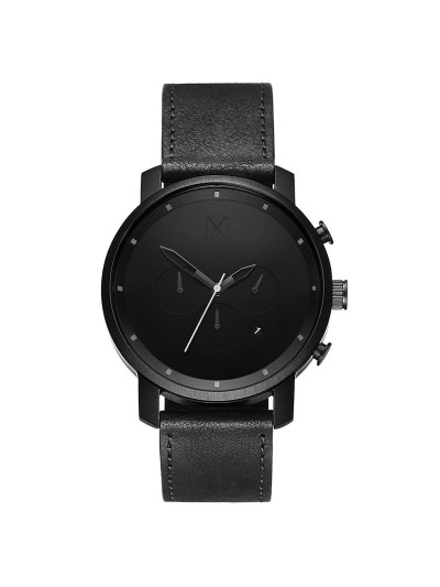 CHRONO BLACK LEATHER