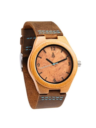 Classic Maple Burl Small Blue