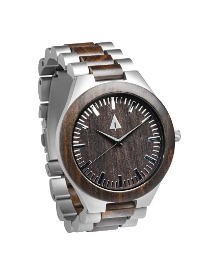 Classic Silver Stainless Ebony Theo