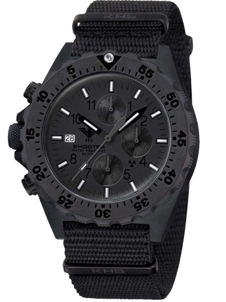 KHS.SH2CXTOT.NB Men's Wristwatch Shooter MKII Chronograph XTAC