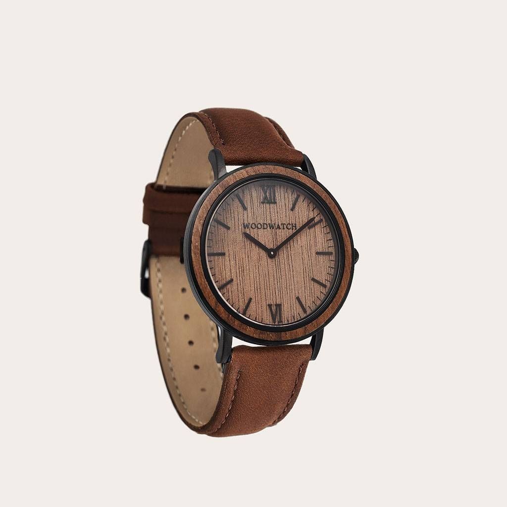 Brown Walnut Pecan - Minimal 40MM 
