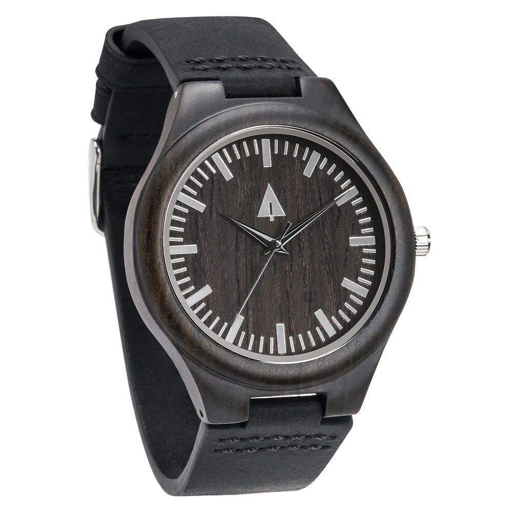 Classic Ebony Theo Monochrome leather