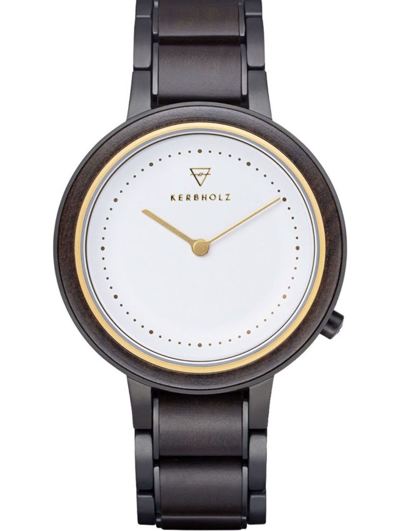 Ladies' Wooden Wristwatch Thea Sandalwood/Gold
