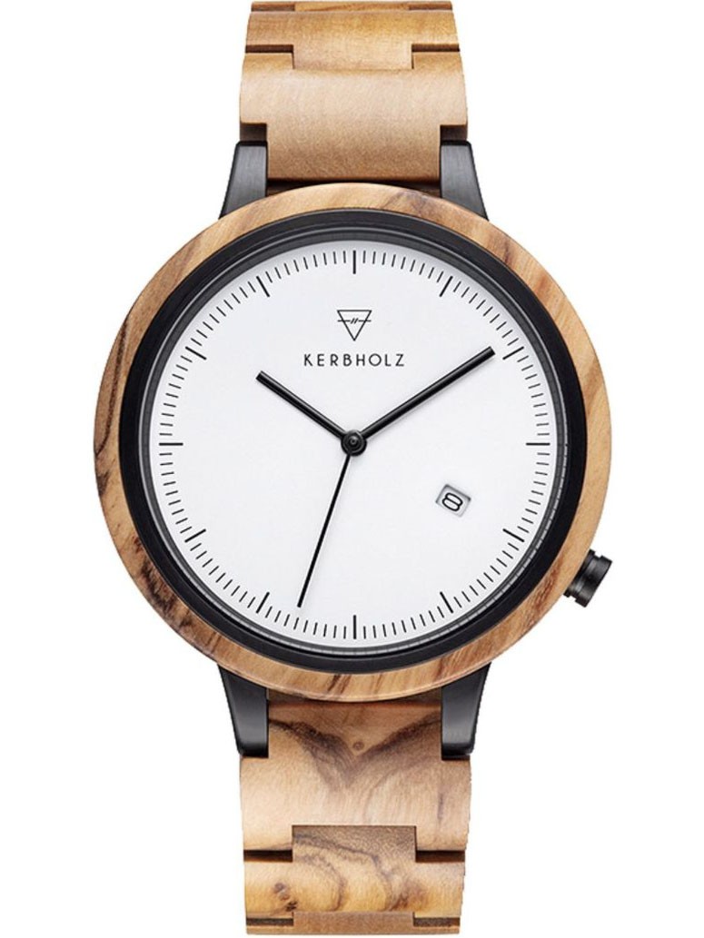 Wooden Men's Watch Lamprecht Olive Wood