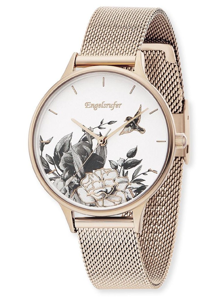 ERWA-FLOWER1-MR-MR Ladies' Watch Flower Ø 34 mm