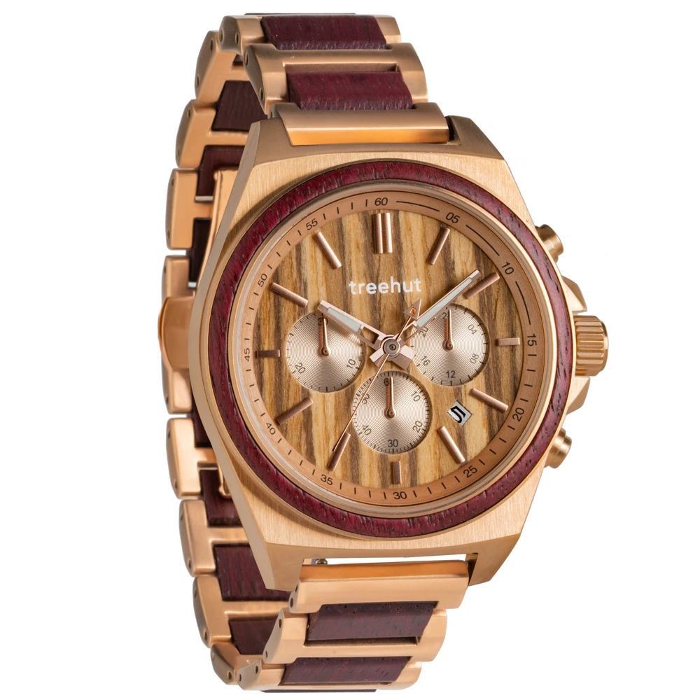 Aster Violet Wood Rose Gold