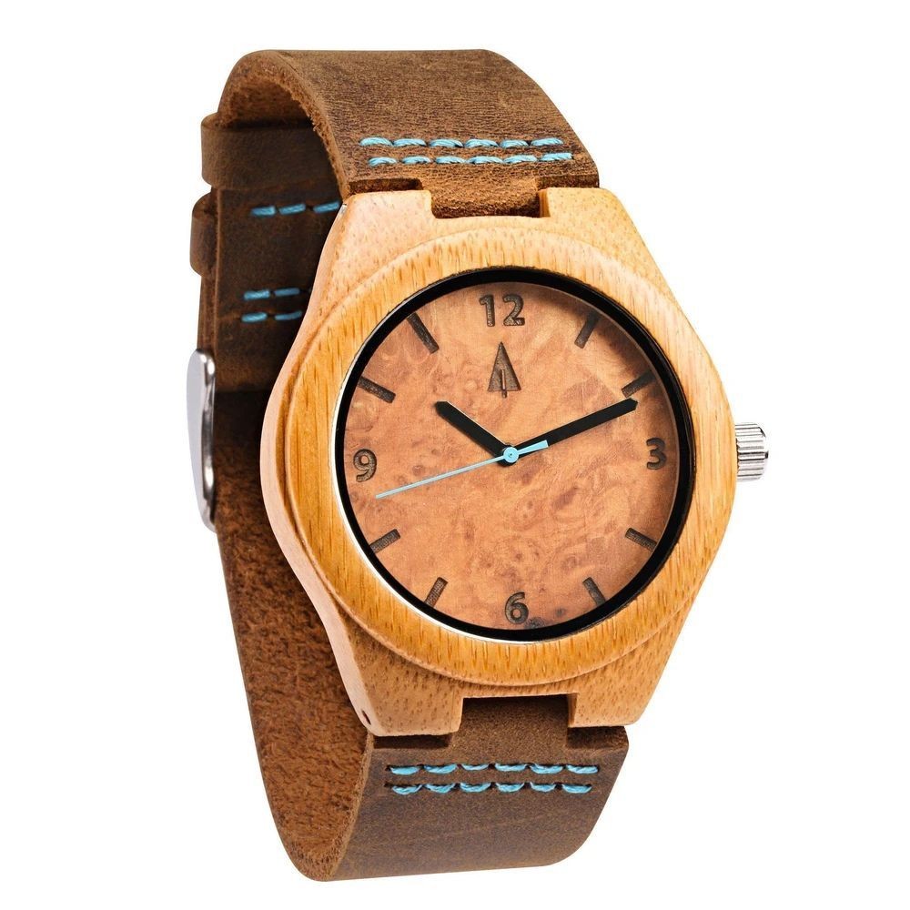 Classic Maple Burl Small Blue