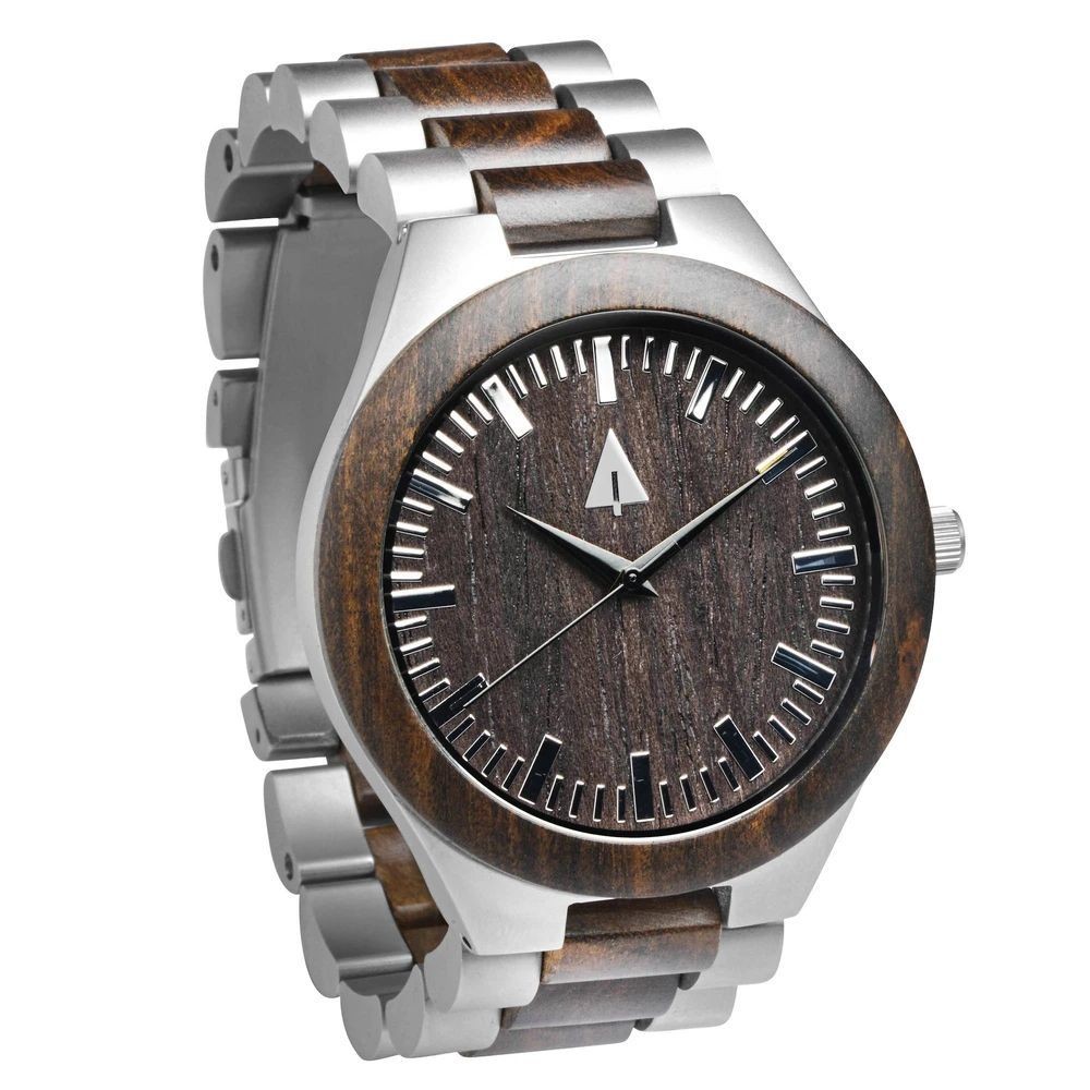 Classic Silver Stainless Ebony Theo
